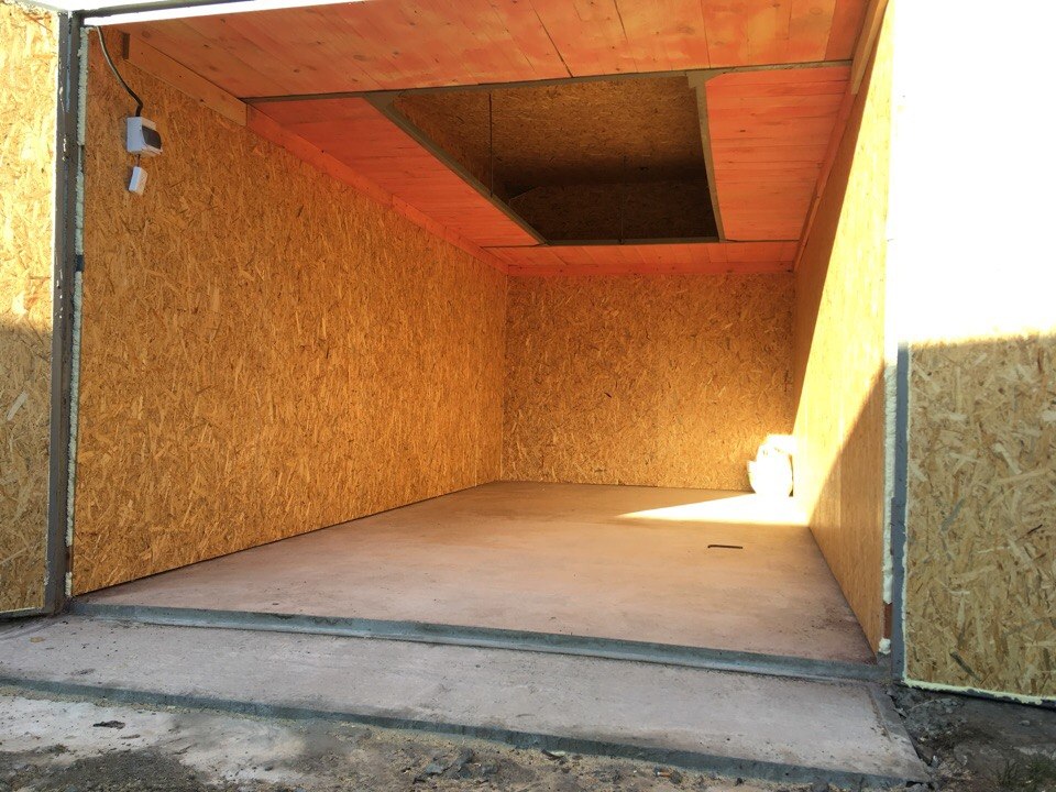 обшивка гаража osb плитой спб